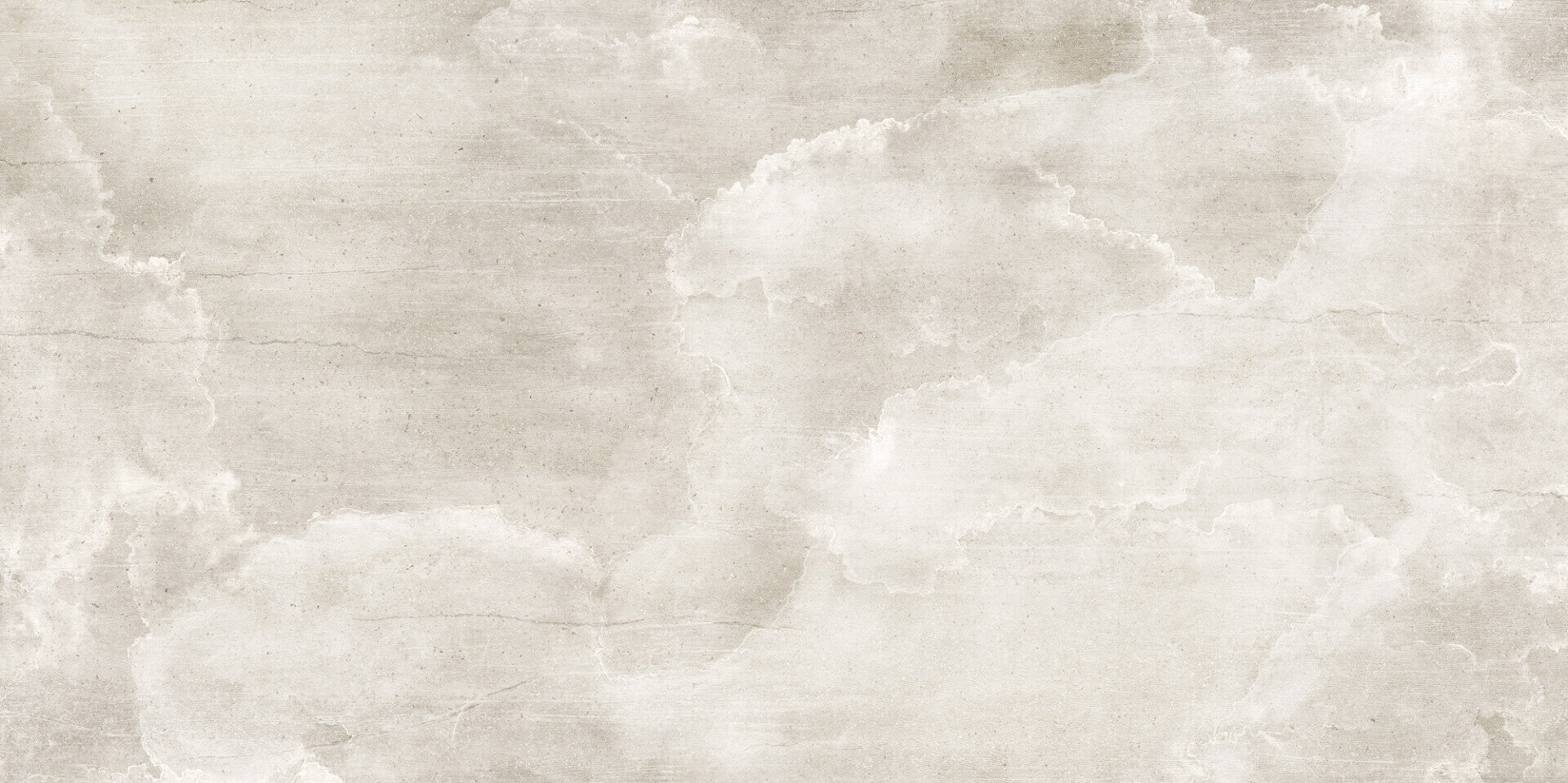 Beige Wolkenmuster in einer Cloud Nine Sand Tapete mit dezenter Betonoptik, Design von Carolin-Antonie Pfannenstiel, k'moor