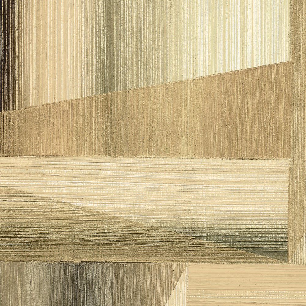 Beige Volongoto Wanddesign-Textur mit geometrischen Streifenmustern von k'moor, abstrakte, gerasterte Linienführung für moderne Innenraumgestaltung