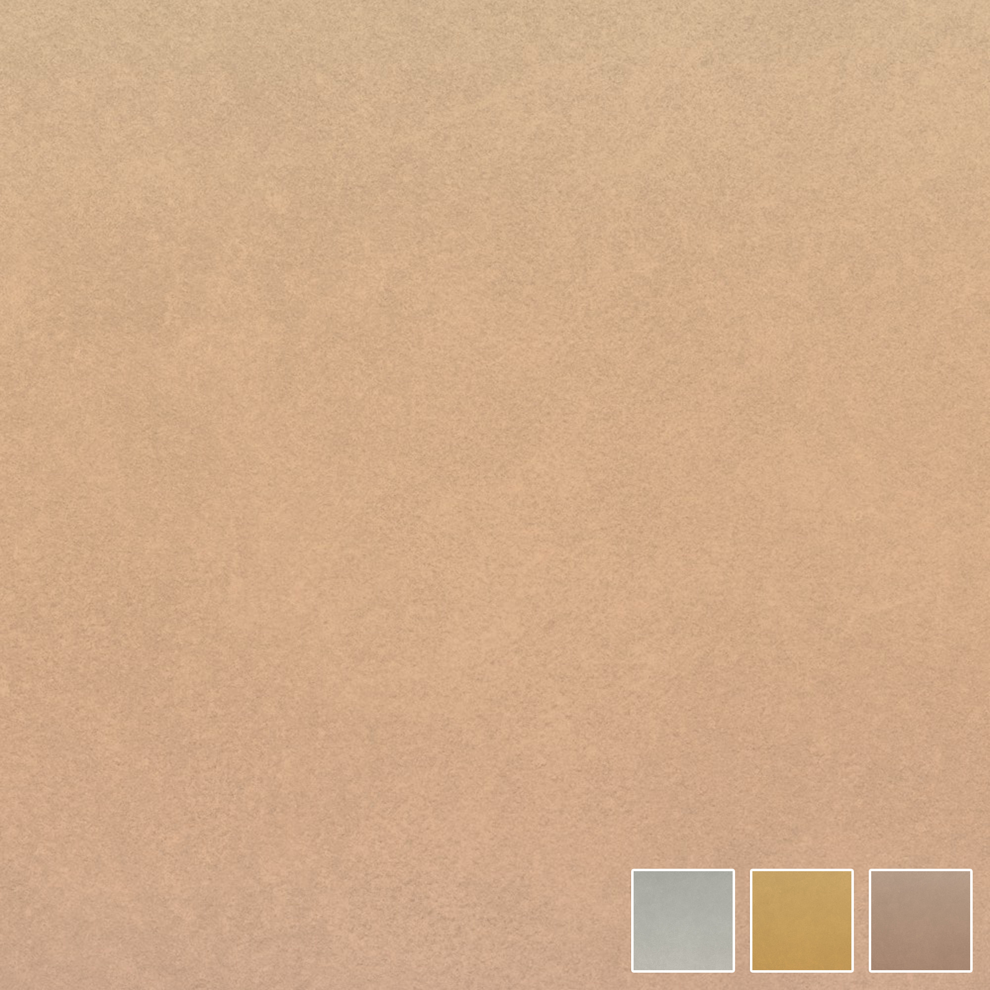 Beige Candy Wanddesign von k'moor walldesign mit drei nebeneinander angeordneten Farbfeldern aus der Essence-Kollektion.